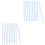 20Pcs ABS Binding Bars Slide Grip Clips Blue for Office Hospital Use 5