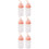 6Pièces Range Lait Poudre Bébé Rose Triple Couche Empilable 10