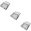 3Pcs Multipurpose Grey Under Bed Storage Bag with Handles and Window 10