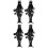 4Pcs Extinguisher Mount Bracket Wall Holder for Residential 7