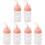 6Pièces Range Lait Poudre Bébé Rose Triple Couche Empilable 4