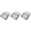 3Pcs Multipurpose Grey Under Bed Storage Bag with Handles and Window 5