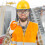 6Pcs Grey Hard Hat Visor Neck Shade Polyester Outdoor Cover 4