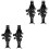4Pcs Extinguisher Mount Bracket Wall Holder for Residential 5