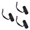 3Pcs Black Monocular Optical Telescope 10x25 Compact Scope 4