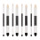 8Pcs DIY Sponge Paint Brushes Assorted Colors for Graffiti and Art 6