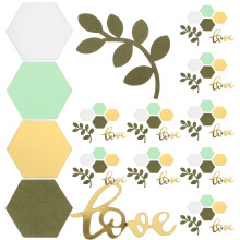 1000Pcs Green Birthday and Baby Shower Confetti Table Decoration