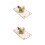 2Pcs 3D Easter Cards Multi Cutout Bunny Eggs Flowers Greeting 5