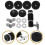 2Sets Drum Set Gadgets Felt Cymbal Pads Kit Black Drum Accessories 10