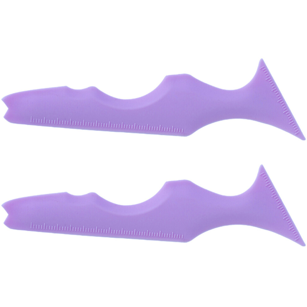 Totority 6Pcs Makeup Stencils Violet Eyeliner Eyebrow Eyeshadow Tools For Women