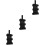 3Pcs Fire Extinguisher Holder Strap Black Nylon for Vehicle Use 6