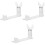 3Pcs Clear Acrylic Adjustable Doll Stand Durable Display Support Frame 4