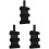 3Pcs Fire Extinguisher Holder Strap Black Nylon for Vehicle Use 3