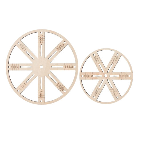 8Pcs Wooden Wick Centering Tools Beige Candle Making Aid Stable Holder