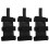 3Pcs Fire Extinguisher Holder Strap Black Nylon for Vehicle Use 5