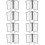 8Pcs Black PVC Menu Holders Clear Covers for Restaurant Use 4