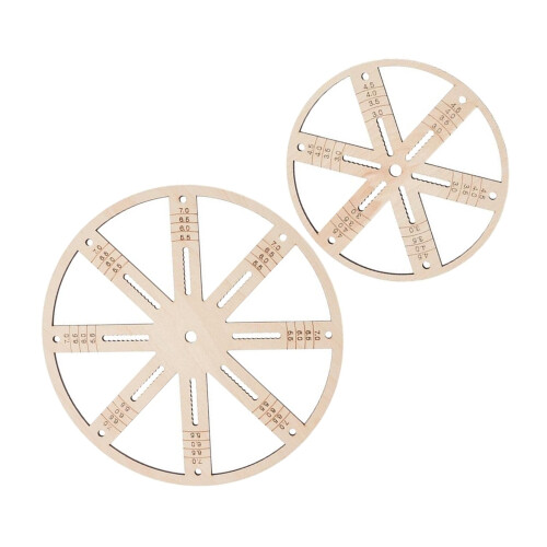 8Pcs Wooden Wick Centering Tools Beige Candle Making Aid Stable Holder 1