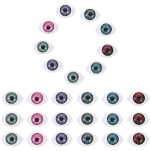 300Pcs Vivid Acrylic Fake Eyes Assorted Colors for Halloween Props