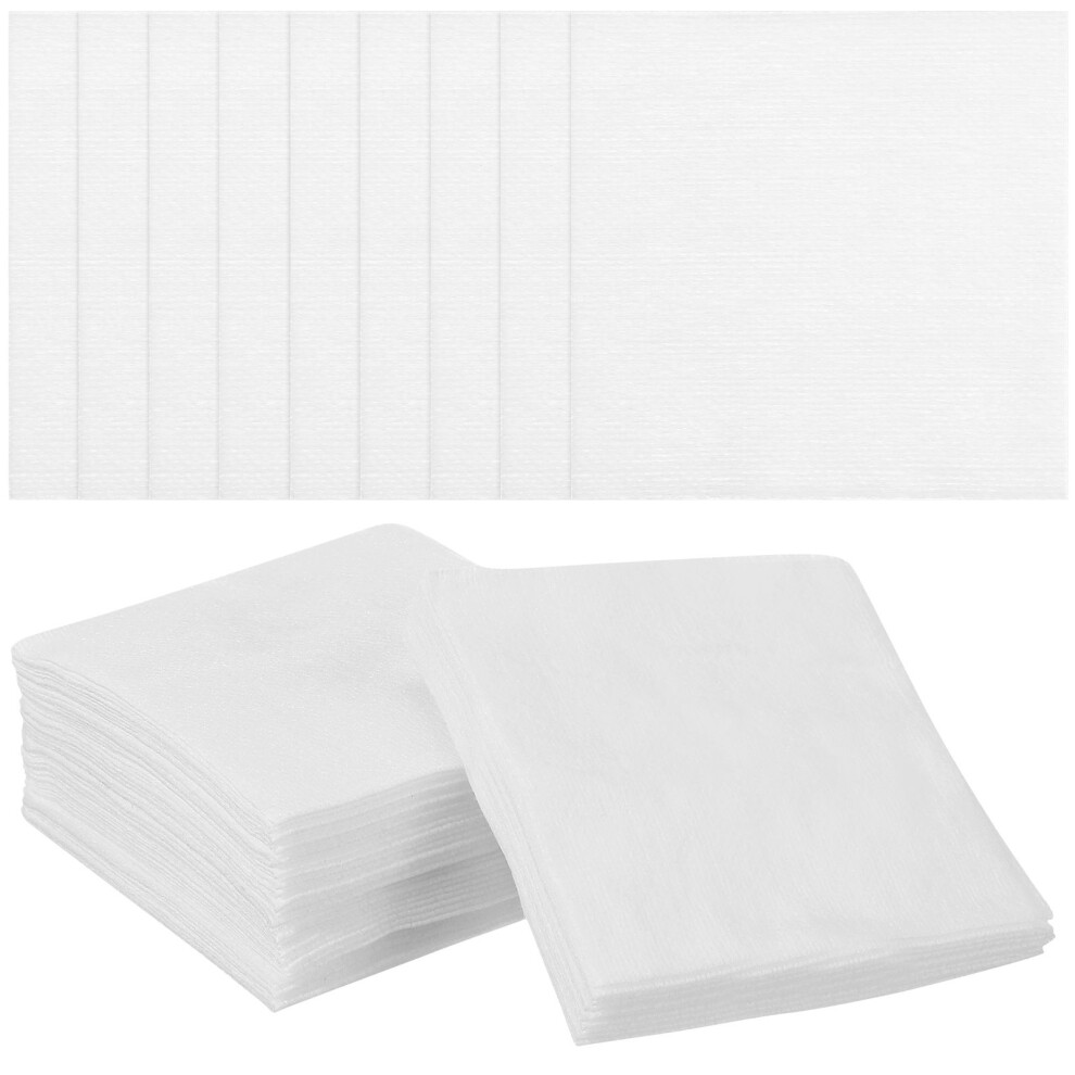 Villcase 200Pcs Skin-Friendly White Non-Woven Makeup Remover Pads Daily Use