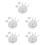 45Pcs Hanging Metal Targets Thick Steel Plates Convenient Training Use 6