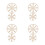 8Pcs Wooden Wick Centering Tools Beige Candle Making Aid Stable Holder 6