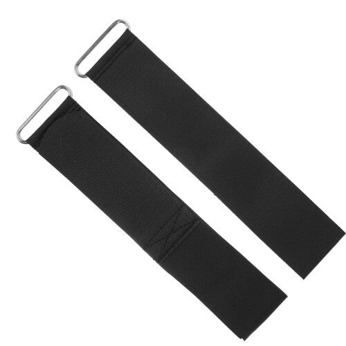 5Pairs Quick-Adjust Black Footrest Straps for Rowing Machine Pedals