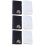 6Pcs Elegant PU Passport Document Holder Wallet for Travel 6