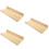 3Pcs Modern Wooden Wall Shelf Floating Storage Rack for Wall 7