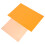 20Pcs Orange PVC Flexible Sheets High Transparency Teaching Film 3