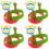 32Pcs Silicone Egg Rings Nonstick Round Omelette Rings Assorted Colors 3