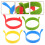 32Pcs Silicone Egg Rings Nonstick Round Omelette Rings Assorted Colors 7