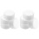 8Pcs Lightweight White Foam Cake Models for Bakery and DIY Decor 4