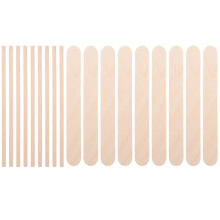 200St Jumbo Craft Sticks Sticks Voor Ijslolly Lichtbruin