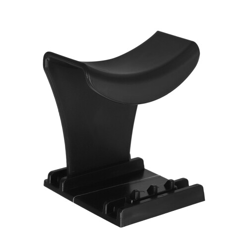5Pcs Black ABS Headphone Wall Mount Stand Desk Holder for Storage 2