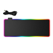 2St Rgb LED Mousepad Met Antislip En Waterafstotend Ontwerp Voor St
