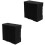2Pcs Small Fish Tank Filter Black Active Carbon Aquarium Cleaner 4