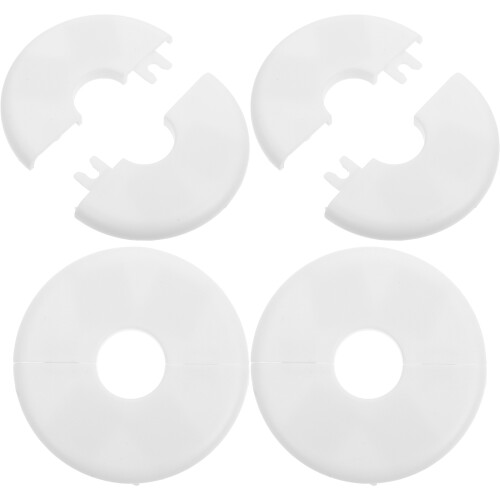 12Pcs White Pool Ladder Cover Plates Easy Install ABS Pipe Shielding 1