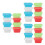 24Pcs Plastic Baby Food Containers with Sealed Lids Assorted 7