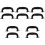 10Pcs Comfortable Black Suitcase Handle for Travel Luggage 4