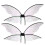 10Pcs Black Dress Lightweight Wings Props for Performance 1