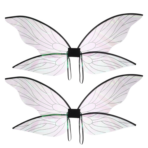 10Pcs Black Dress Lightweight Wings Props for Performance
