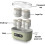 Small Multifunctional Yoghurt Maker 2 Large 6 Small Cups LCD Screen Constant Temp Adjustable Time DIY Dessert Model A 5