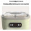 Small Multifunctional Yoghurt Maker 2 Large 6 Small Cups LCD Screen Constant Temp Adjustable Time DIY Dessert Model A 2