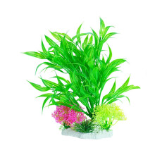 Artificial plant for aquariums, terrariums, shrimp, grass, ornaments, green plant type B