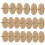 60Pcs Wooden Golf Ball Marker Stencils Durable Golf Positioning Tools 2