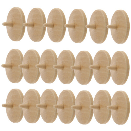60Pcs Wooden Golf Ball Marker Stencils Durable Golf Positioning Tools 1