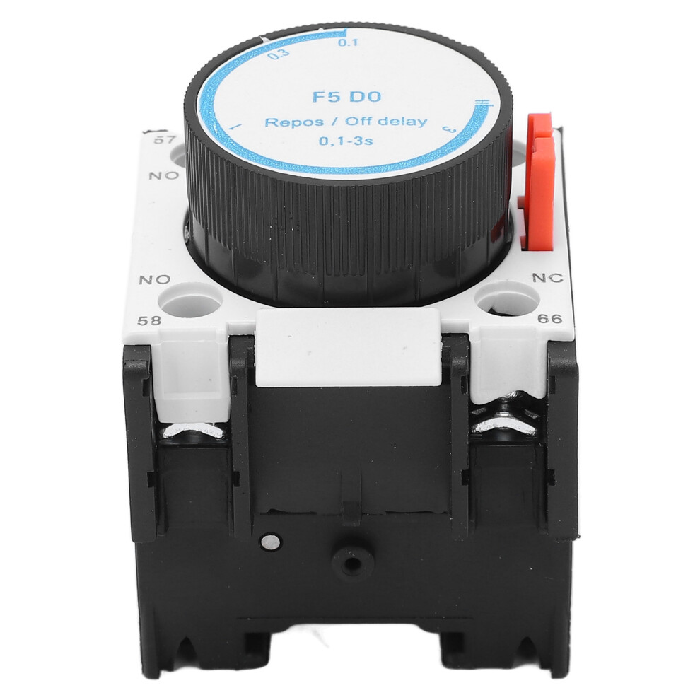 Reliable Air Delay Auxiliary Contact Block 0.1S-3S Wide Application 4641373658229
