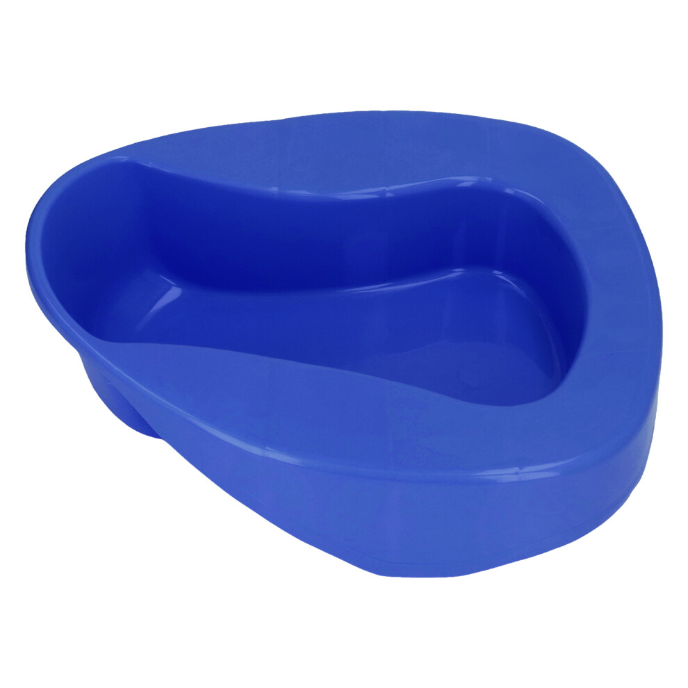 Dark/Blue Durable Bedpan With 10 Slope For Elderly & Pregnant Women