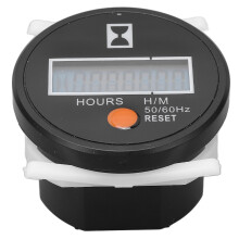 Digital Hour Meter 0-999999H 24-240V with Reset Button, ABS, 57.5x57.5x43.5mm