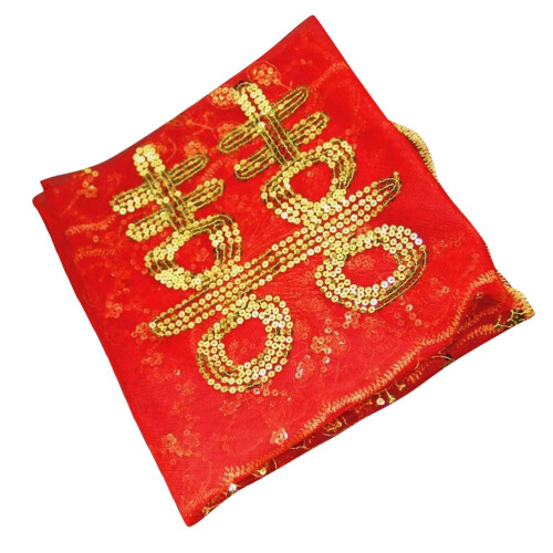 3Pièces Voile De Traditionnel Chinois En Et Sequins 1